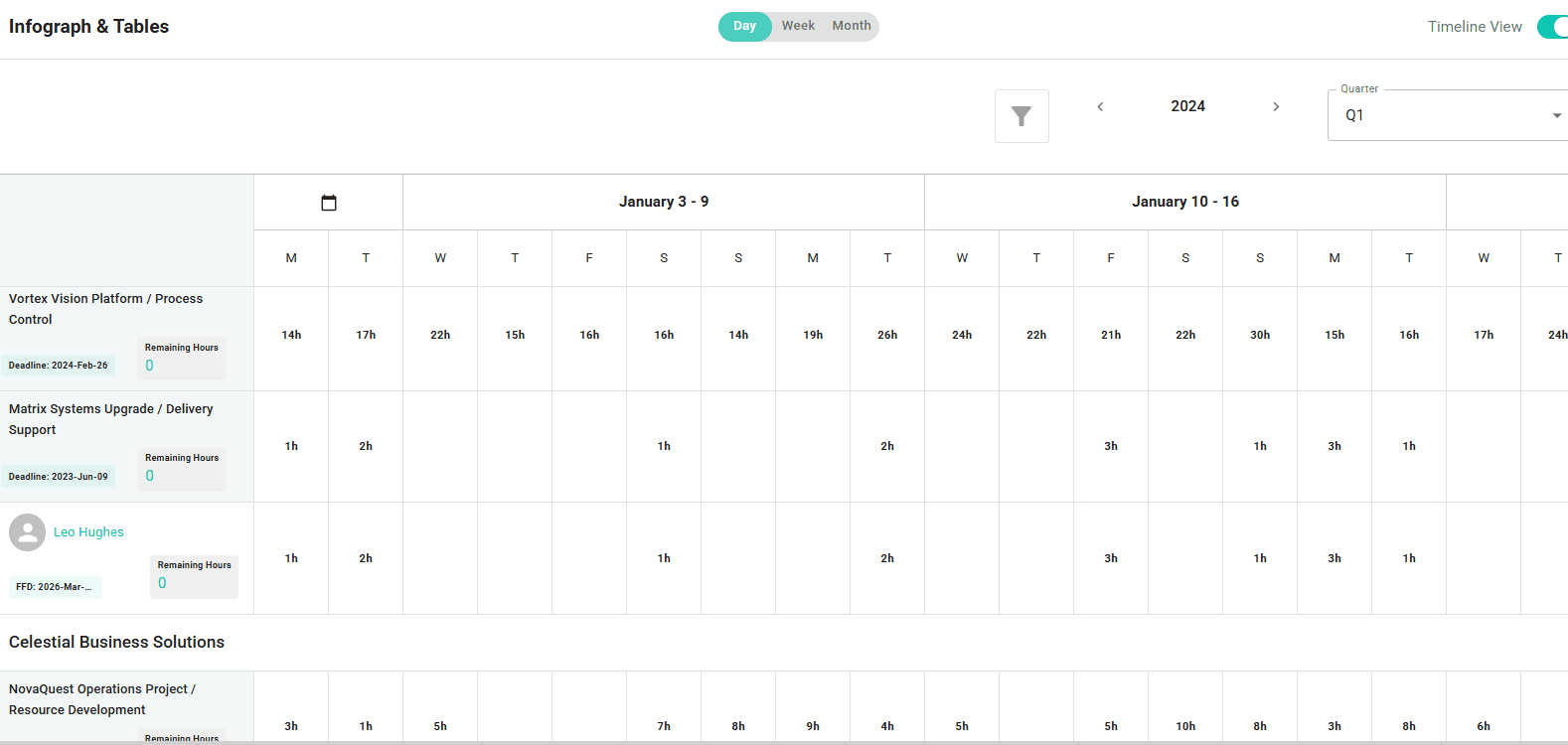 Project Workload Visibility